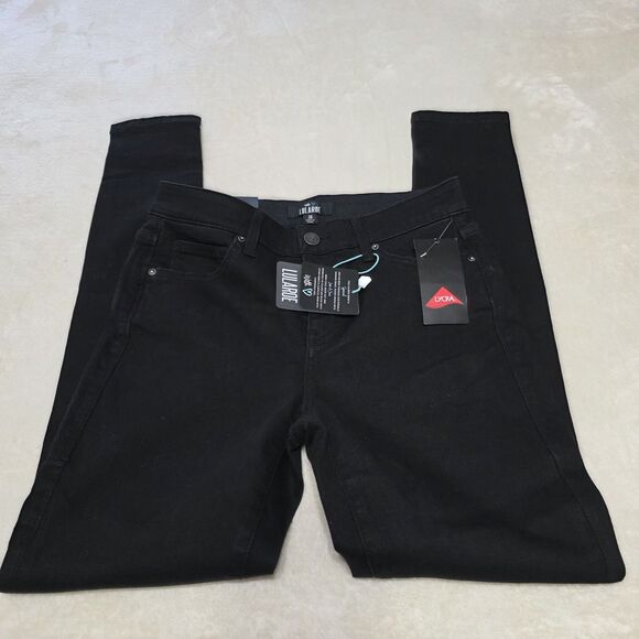 LuLaRoe Skinny Denim Jeans Women's Size 26 Black Stretch Jegging Mid Rise Cotton - Picture 4 of 13